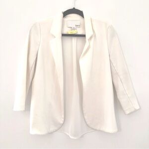 Bar III Soft and Sheer White Blazer